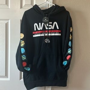 NWT NASA Graphic Hooded Sweatshirt
